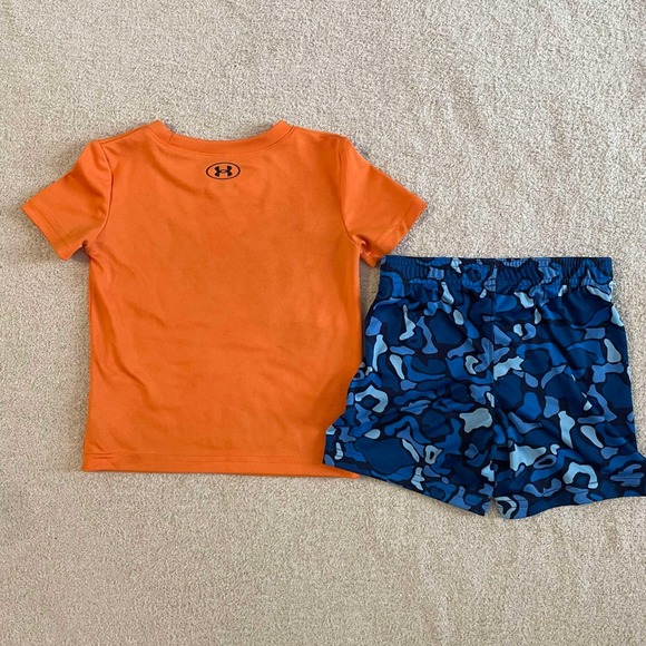 Nike & Under Armour 2 Pack Toddler Boys 24M Activewear Set Jacket Shirt Shorts - Picture 14 of 16